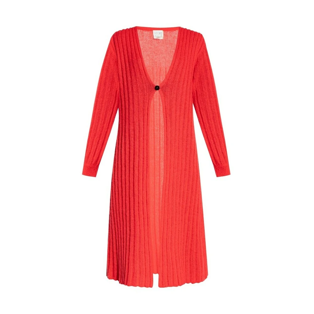 Forte Forte Long Cardigan Red 4 Forte Forte Long Cardigan Red - Bilde 2