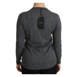 Dolce & Gabbana Long Sleeve Cardigan Gray 9 Dolce & Gabbana Long Sleeve Cardigan Gray -dame-cardigans Butikk unnamed file 3899
