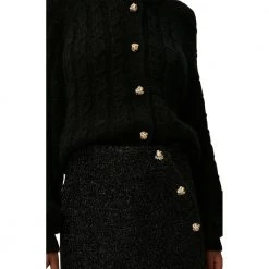 Ganni Cardigans Black -dame-cardigans Butikk unnamed file 391