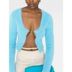 Jacquemus Cardigans Blue -dame-cardigans Butikk unnamed file 3928