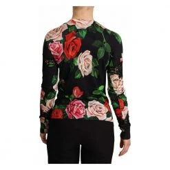 Dolce & Gabbana Floral Print Cardigan Black -dame-cardigans Butikk unnamed file 3938