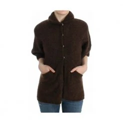 Roberto Cavalli Mohair Knitted Cardigan Brown -dame-cardigans Butikk unnamed file 3959