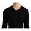 Dolce & Gabbana Cashmere Button Down Cardigan Sweater Black -dame-cardigans Butikk unnamed file 3972