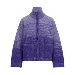 Holzweiler Tine Knit Cardigan Purple