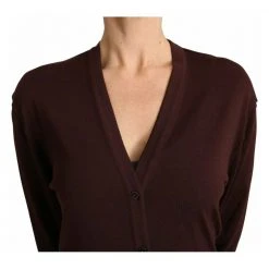 Dolce & Gabbana Virgin Sweater Brown -dame-cardigans Butikk unnamed file 4027