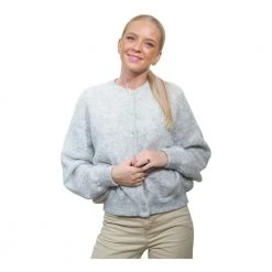 American Vintage Zabidoo Cardigan Gray -dame-cardigans Butikk unnamed file 403