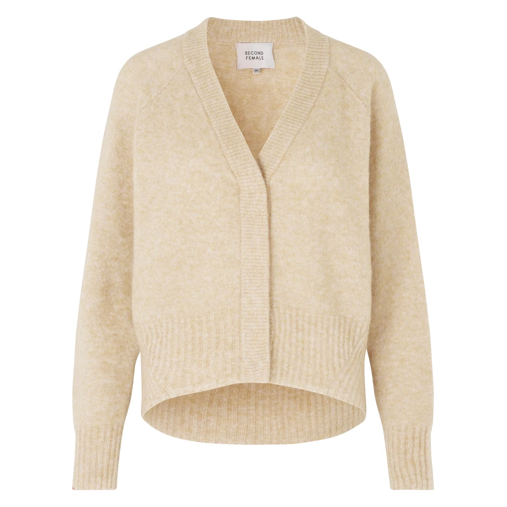 Second Female Boxy Cardigan Beige 3 Second Female Boxy Cardigan Beige