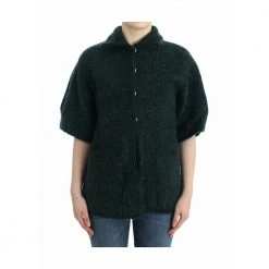 Roberto Cavalli Mohair Knitted Cardigan Green