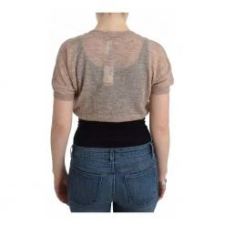 Ermanno Scervino Lingerie Knit Wool Cardigan Brown -dame-cardigans Butikk unnamed file 4076