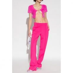 Jacquemus Neve Cardigan Pink 9 Jacquemus Neve Cardigan Pink -dame-cardigans Butikk unnamed file 4079