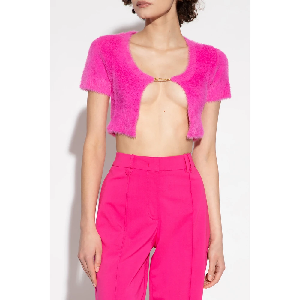 Jacquemus Neve Cardigan Pink 6 Jacquemus Neve Cardigan Pink - Bilde 4