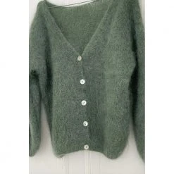 Lysegrønn American Dreams Cornelia Ls Cardigan Genser Green -dame-cardigans Butikk unnamed file 4103
