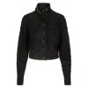 Cathrine Hammel Mohair Cropped Cardigan Black -dame-cardigans Butikk unnamed file 413