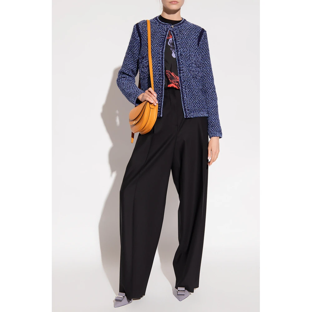 Salvatore Ferragamo Cropped Cardigan Blue 7 Salvatore Ferragamo Cropped Cardigan Blue - Bilde 5