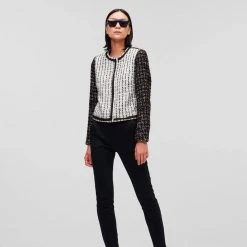 Karl Lagerfeld Cardigans White -dame-cardigans Butikk unnamed file 4163