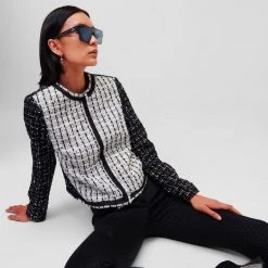 Karl Lagerfeld Cardigans White -dame-cardigans Butikk unnamed file 4164