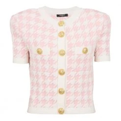 Balmain Cardigans Pink