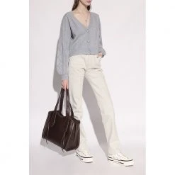 Notes Du Nord ‘Eamon’ Cardigan Gray -dame-cardigans Butikk unnamed file 4172