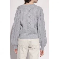 Notes Du Nord ‘Eamon’ Cardigan Gray -dame-cardigans Butikk unnamed file 4173