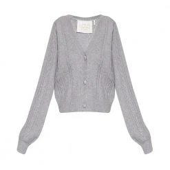 Notes Du Nord ‘Eamon’ Cardigan Gray -dame-cardigans Butikk unnamed file 4174