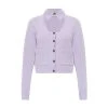 Dries Van Noten Wool Cardigan Purple