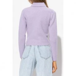 Dries Van Noten Wool Cardigan Purple -dame-cardigans Butikk unnamed file 4177