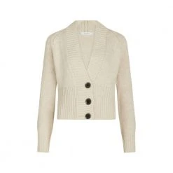 Beige Sisters Point Miba-Ca Cardigan Beige -dame-cardigans Butikk unnamed file 4194