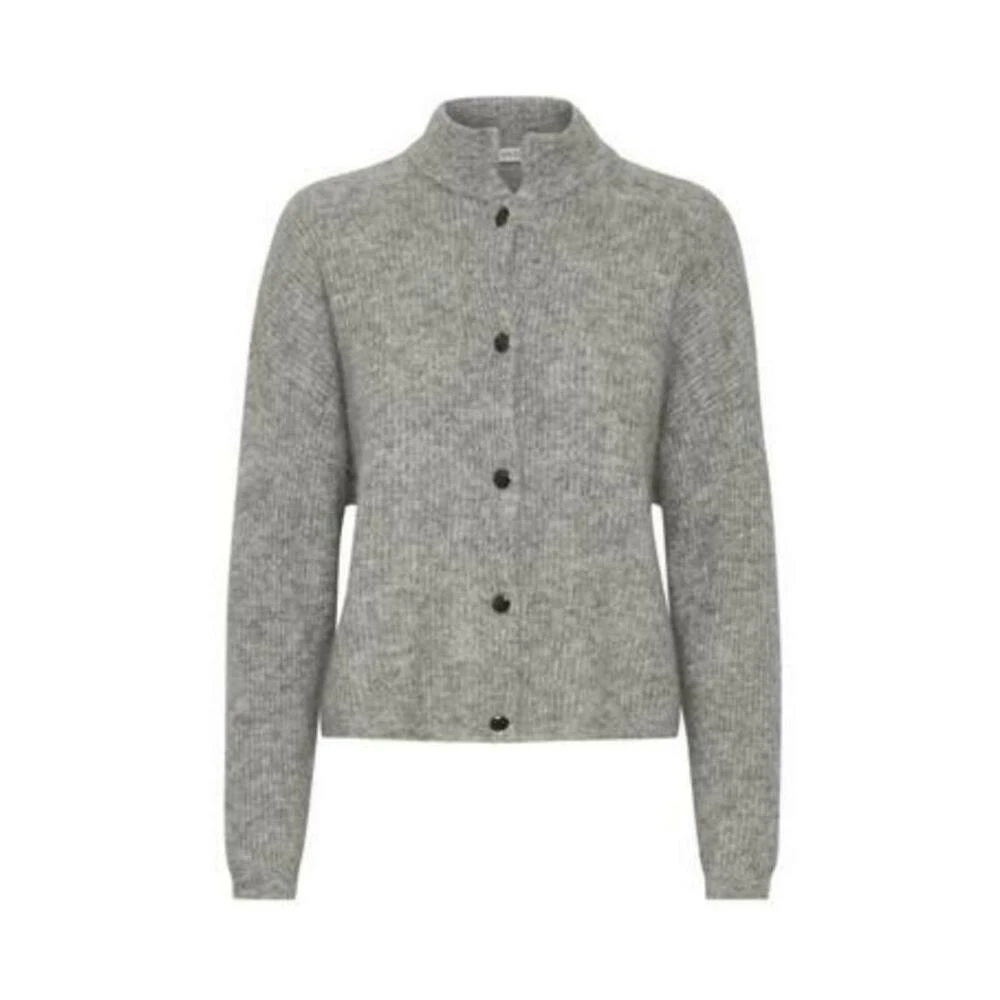 Gestuz DebbieGZ Knitted Cardigan Gray 5 Gestuz DebbieGZ Knitted Cardigan Gray - Bilde 3