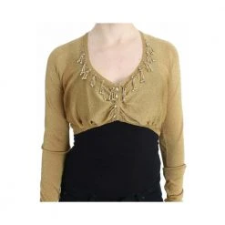Roberto Cavalli Embellished Shrug Yellow