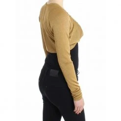 Roberto Cavalli Embellished Shrug Yellow -dame-cardigans Butikk unnamed file 4207