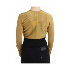 Roberto Cavalli Embellished Shrug Yellow -dame-cardigans Butikk unnamed file 4209