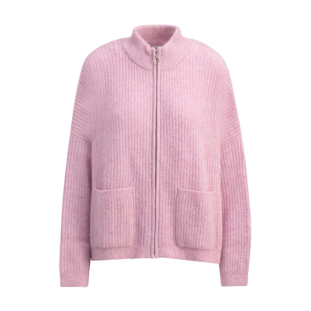 Lilla Holzweiler Penguin Knit Cardigan Lilla Cardigan Purple 3 Lilla Holzweiler Penguin Knit Cardigan Lilla Cardigan Purple