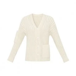 Jacquemus Neve Cardigan Beige -dame-cardigans Butikk unnamed file 4221
