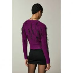 Patrizia Pepe Cardigans Purple -dame-cardigans Butikk unnamed file 4237