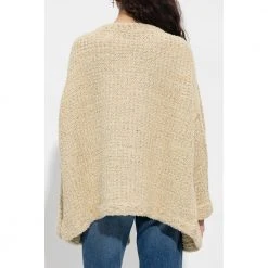 Maison Margiela Relaxed-fitting Cardigan Beige -dame-cardigans Butikk unnamed file 4262