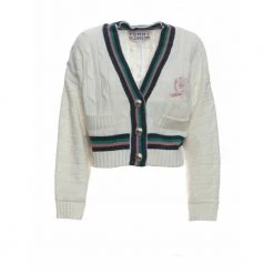 WW0WW35478 YBL ECRU TOMMY HILFIGER White -dame-cardigans Butikk unnamed file 4268