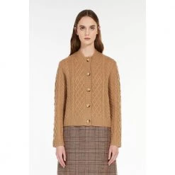 Max Mara Weekend Cardigans Brown -dame-cardigans Butikk unnamed file 4276