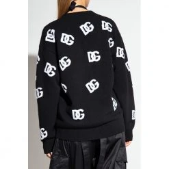 Dolce & Gabbana Wool Cardigan Black -dame-cardigans Butikk unnamed file 4297