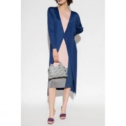 Issey Miyake Pleated Cardigan Blue -dame-cardigans Butikk unnamed file 4312