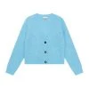 Ganni Soft Wool Knit Overdeler Blue -dame-cardigans Butikk unnamed file 432