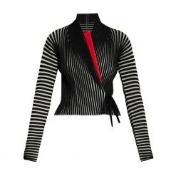 Tory Burch Ribbed Cardigan Black -dame-cardigans Butikk unnamed file 4330