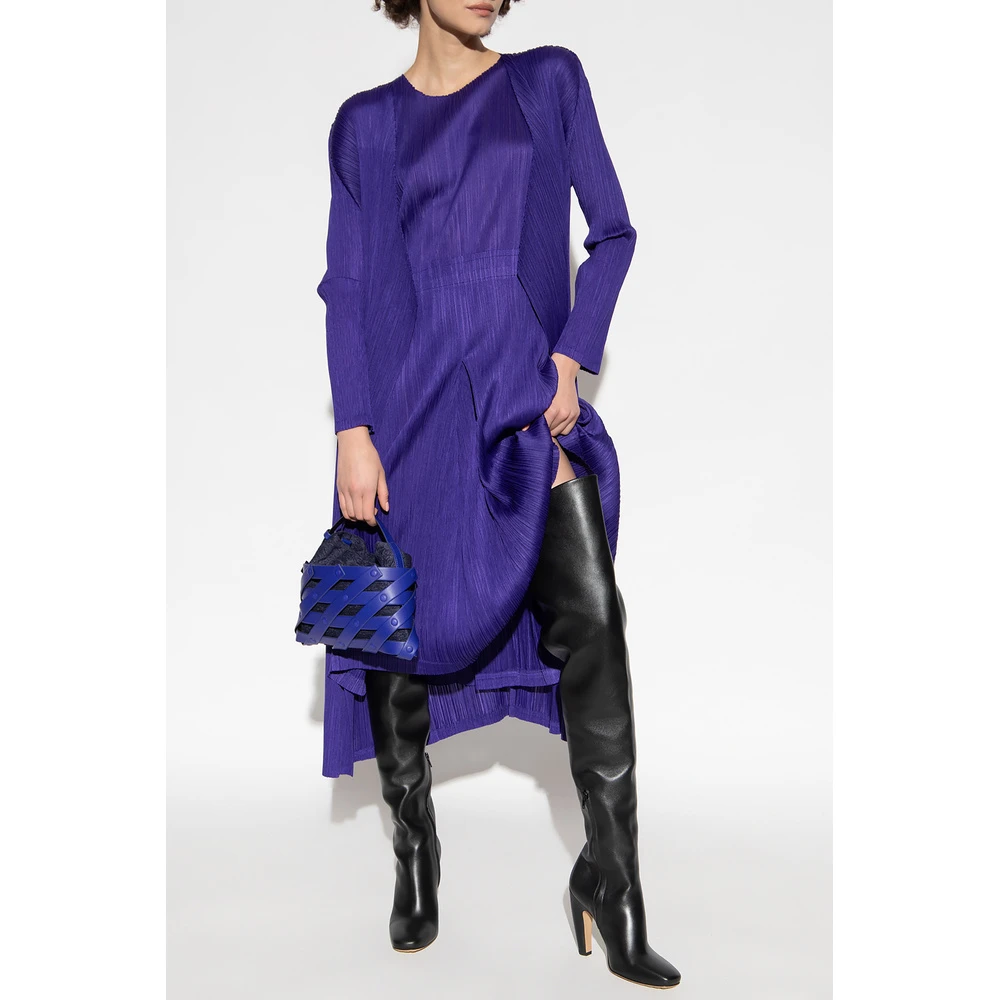 Issey Miyake Pleated Cardigan Purple 4 Issey Miyake Pleated Cardigan Purple - Bilde 2