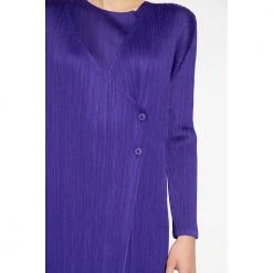 Issey Miyake Pleated Cardigan Purple 9 Issey Miyake Pleated Cardigan Purple -dame-cardigans Butikk unnamed file 4335