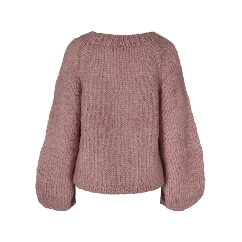 Tirillm SOY HÅNDSTRIKKET CARDIGAN Pink 3 Tirillm SOY HÅNDSTRIKKET CARDIGAN Pink