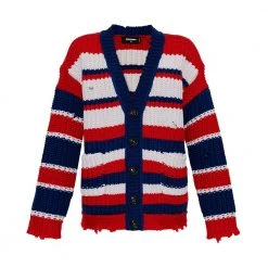 Dsquared2 Wool Cardigan Red -dame-cardigans Butikk unnamed file 4381