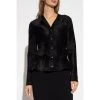 Alaïa Cardigan With Decorative Trimming Black -dame-cardigans Butikk unnamed file 4398