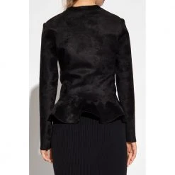 Alaïa Cardigan With Decorative Trimming Black -dame-cardigans Butikk unnamed file 4402