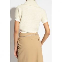 Jacquemus Campana Cardigan Yellow -dame-cardigans Butikk unnamed file 4405