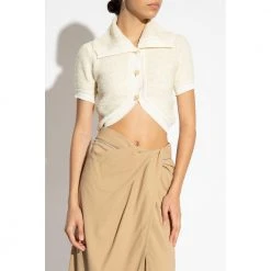 Jacquemus Campana Cardigan Yellow -dame-cardigans Butikk unnamed file 4407