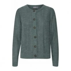 Grønn Fransa Freretta Car 1 Cardigan Green -dame-cardigans Butikk unnamed file 4416